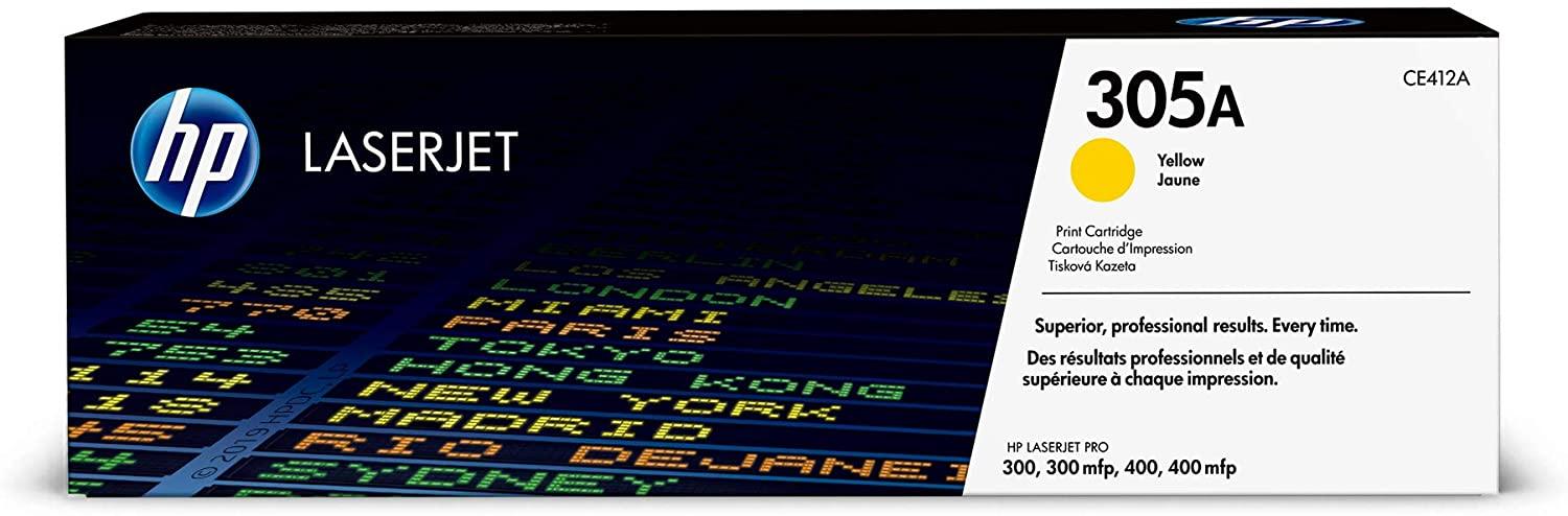 HP 305A Yellow Original LaserJet Toner Cartridge - CE412A - eBuy UAE